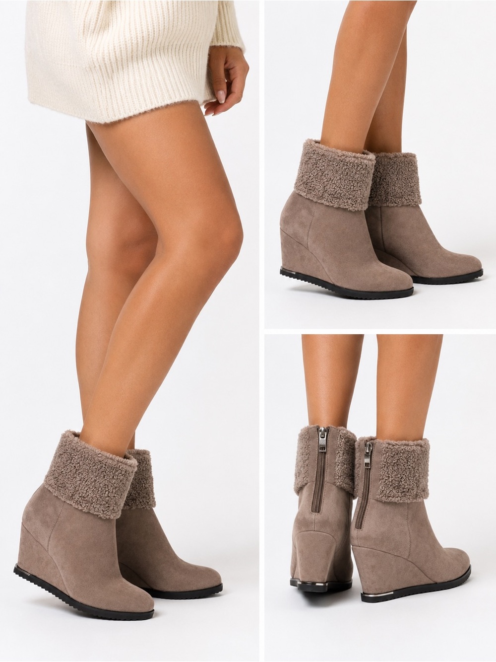 DKNY Powell Wedge Bootie New! - Picture 4 of 14